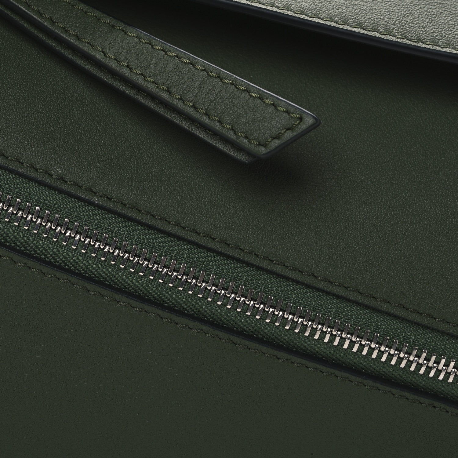 Loewe Calfskin Small Puzzle Bumbag Hunter Green 7 of 11
