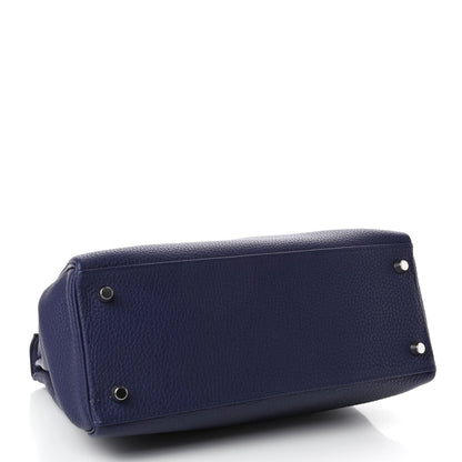 Hermes Togo Kelly Retourne 28 Bleu Encre 3 of 12