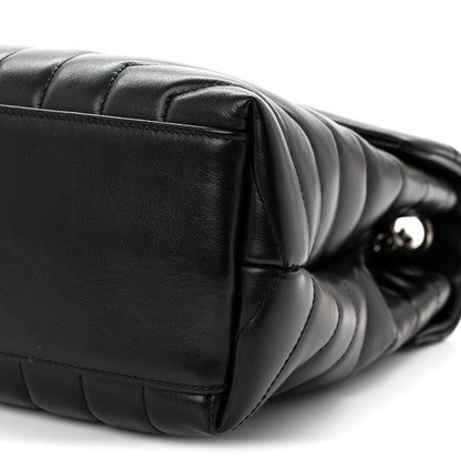 Saint Laurent Calfskin Y Quilted Monogram Medium Loulou Chain Satchel Black 10 of 10
