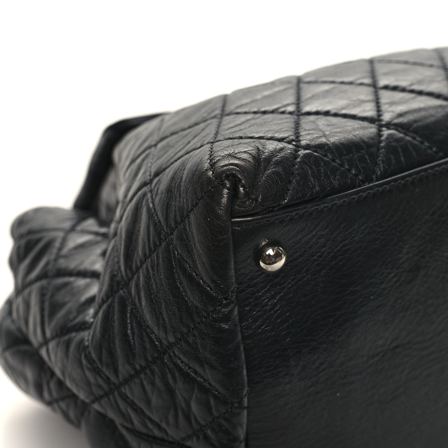Chanel Glazed Calfskin Quilted Beijing Backpack Black 10 of 13