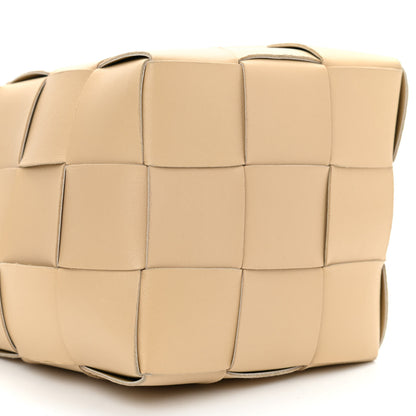 Bottega Veneta Nappa Maxi Intrecciato Cassette Bucket Bag Almond 8 of 11