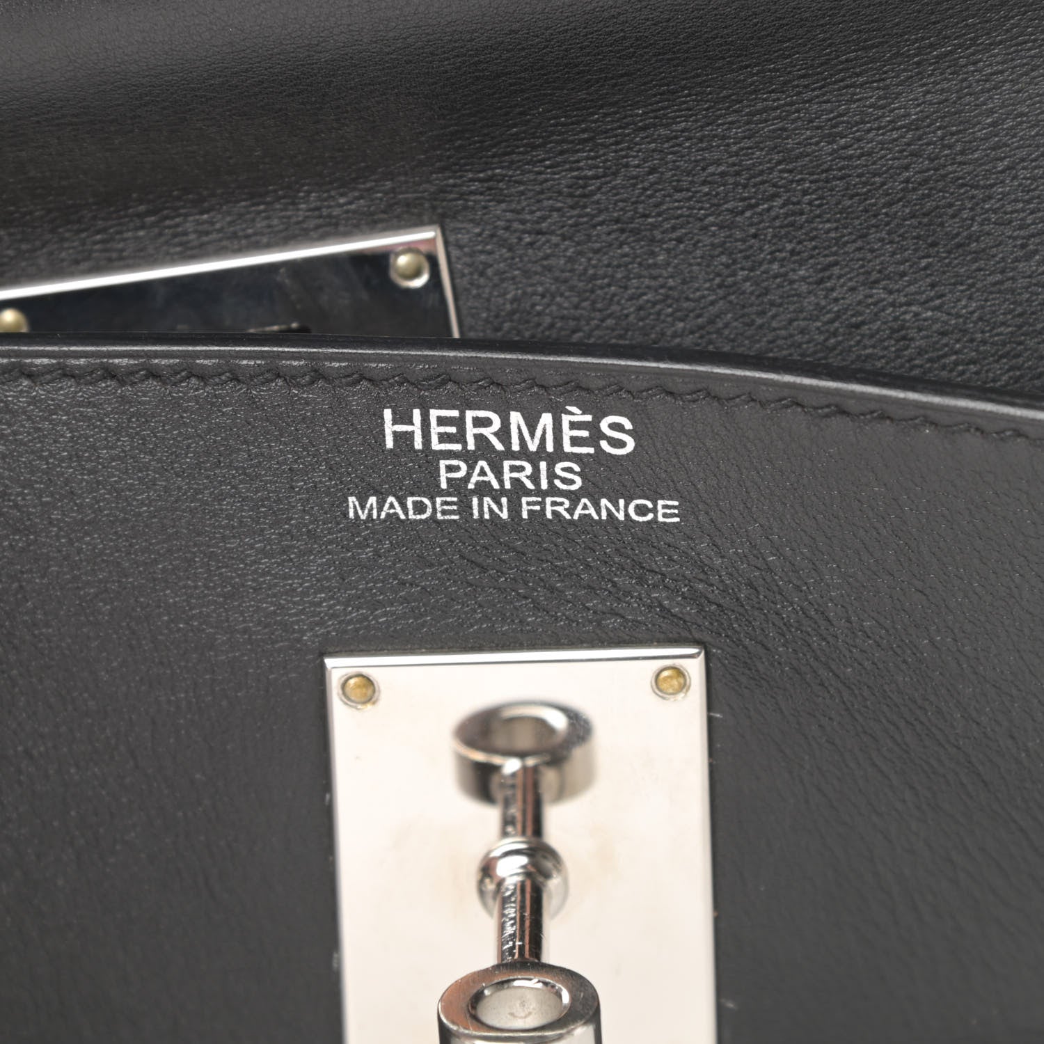 Hermes Veau Sikkim Kelly Relax 50 Black 6 of 19