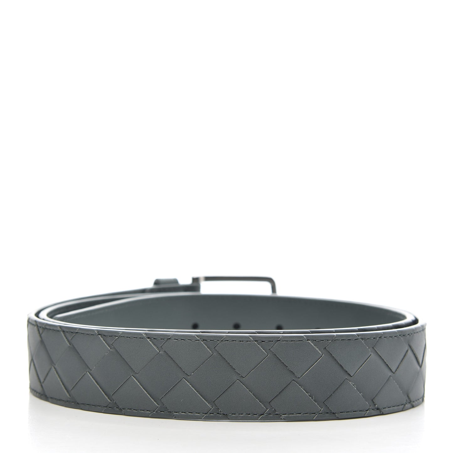 Nappa Intrecciato Belt 105 42 Slate
