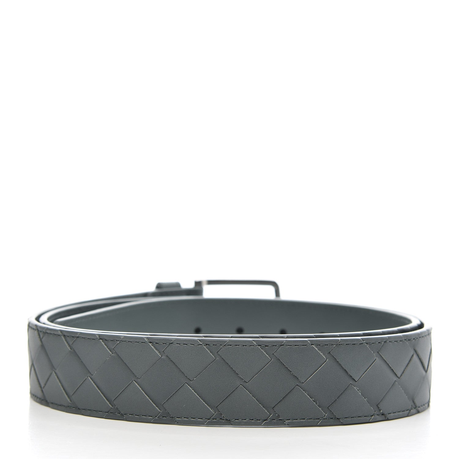 Bottega Veneta Nappa Intrecciato Belt 105 42 Slate 2 of 5