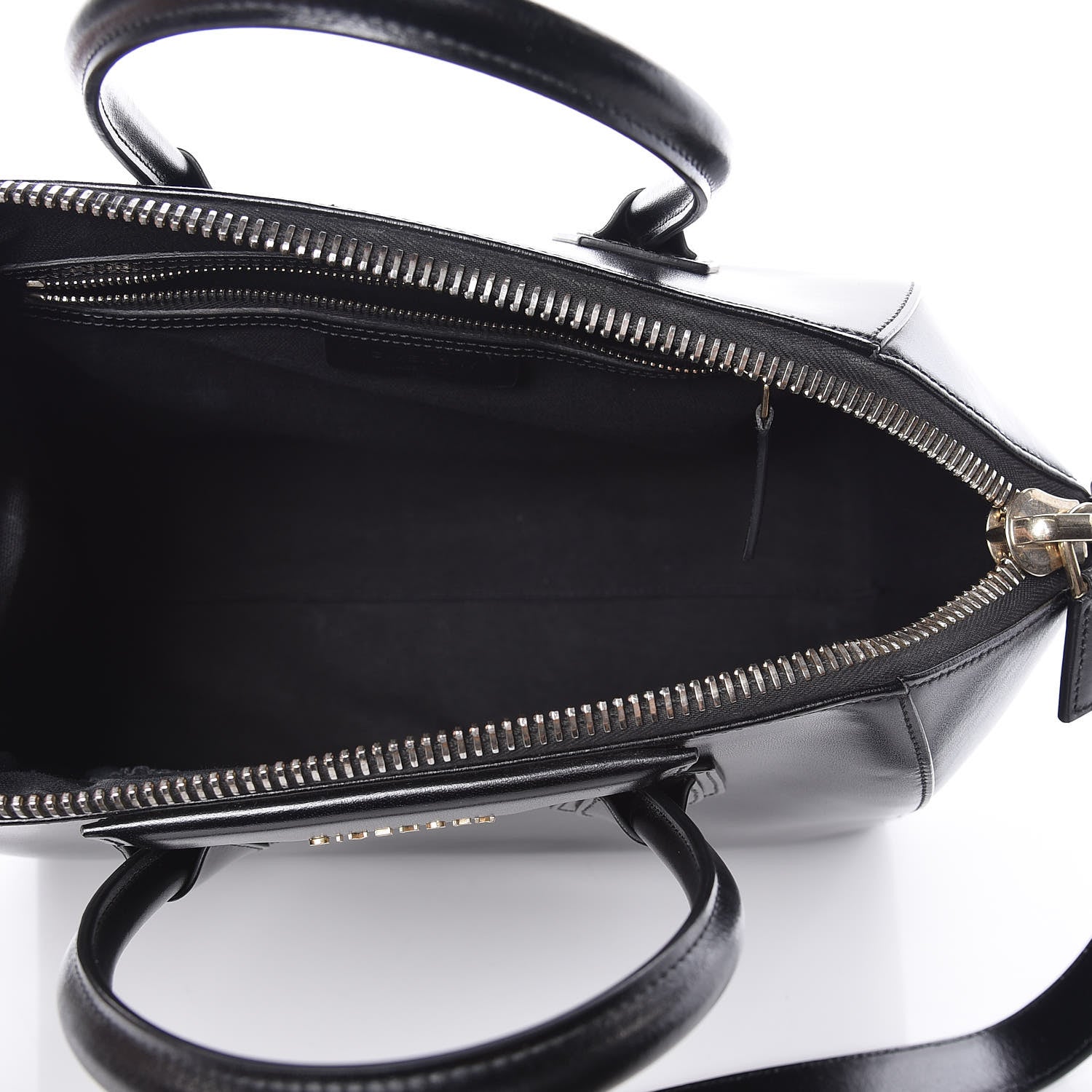 Givenchy Shiny Lord Calfskin Medium Antigona Black 5 of 9