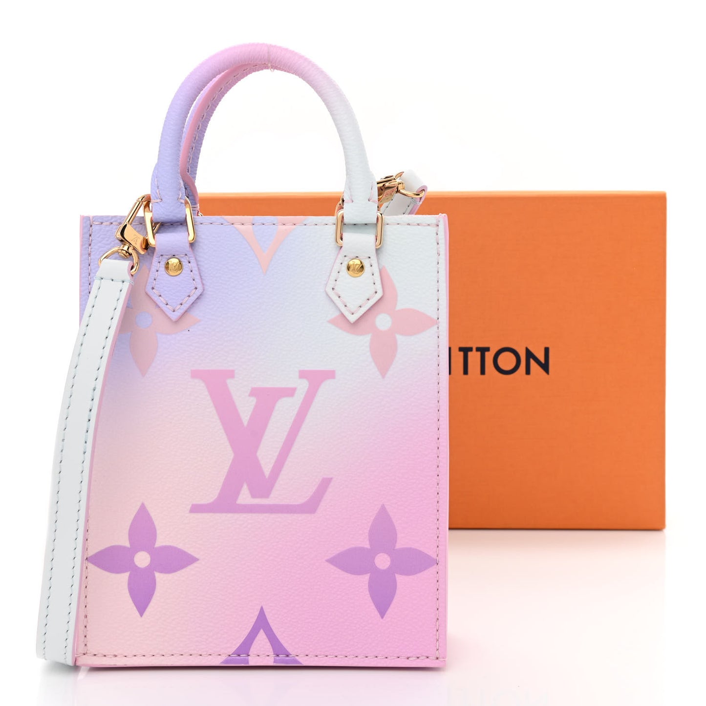 Monogram Giant Spring In The City Petit Sac Plat Sunrise Pastel
