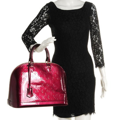 Louis Vuitton Vernis Alma GM Rouge Fauviste 2 of 8