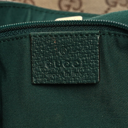 Gucci Monogram Large Abbey Tote Green 6 of 13