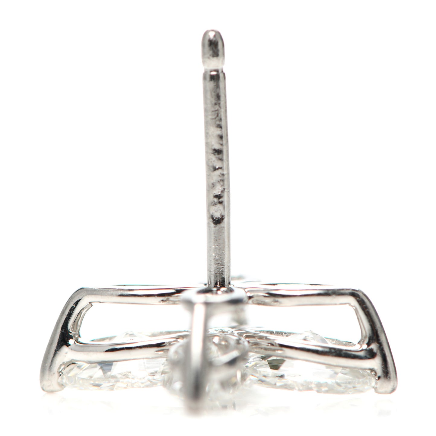 Platinum Diamond Large Victoria Earrings