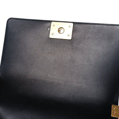 Chanel Calfskin Quilted Medium Boy Flap Black 10 of 11