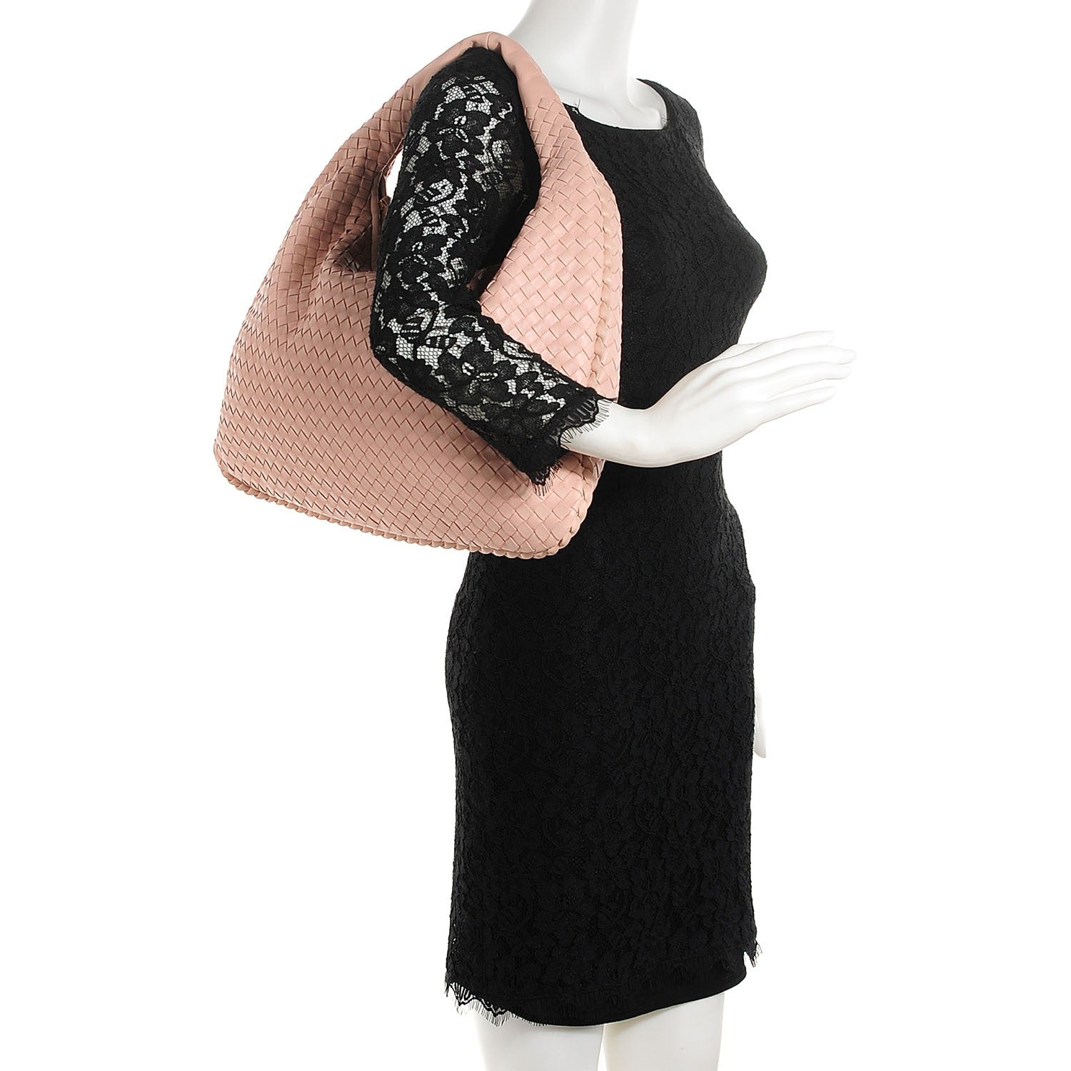 Bottega Veneta Nappa Intrecciato Large Veneta Hobo Lotus 2 of 8