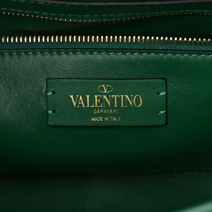 Valentino Garavani Nappa Large Roman Stud Shoulder Bag Jungle 6 of 9