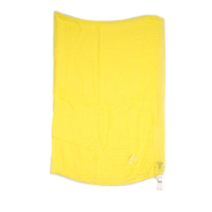 Chanel Modal Cashmere Sequins CC Scarf Yellow 4 of 5