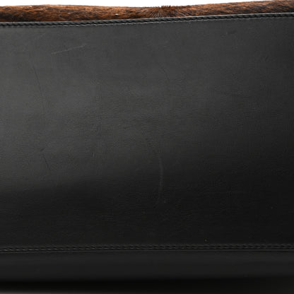 Celine Shaded Pony Hair Calfskin Medium Trapeze Brown 16 of 16