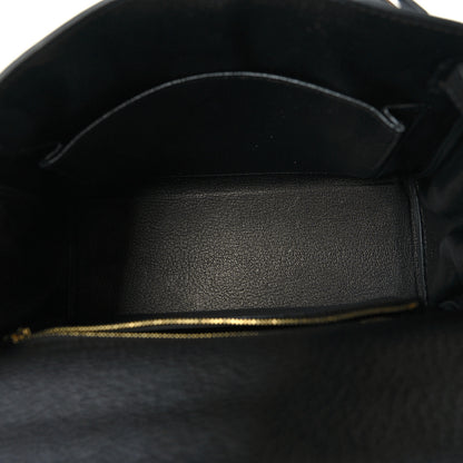 Hermes Togo Kelly Retourne 25 Black 5 of 16