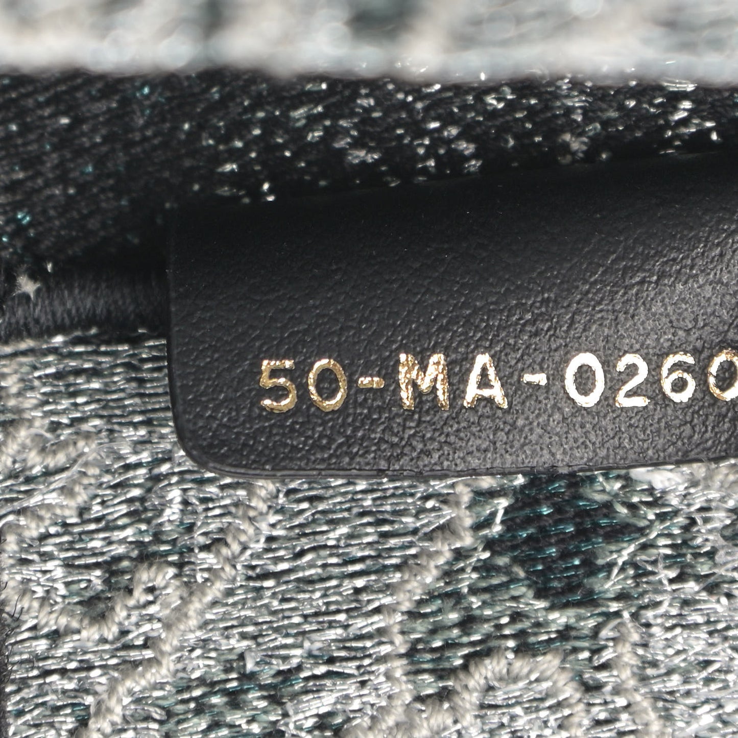 Canvas Tie And Dior Vertical Book Tote Green Multicolor