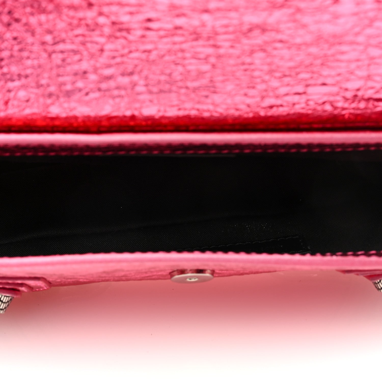 Balenciaga Metallic Agneau Arena Le Cagole Sling Bag XS Pink 5 of 9