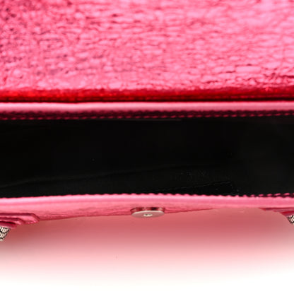 Balenciaga Metallic Agneau Arena Le Cagole Sling Bag XS Pink 5 of 9