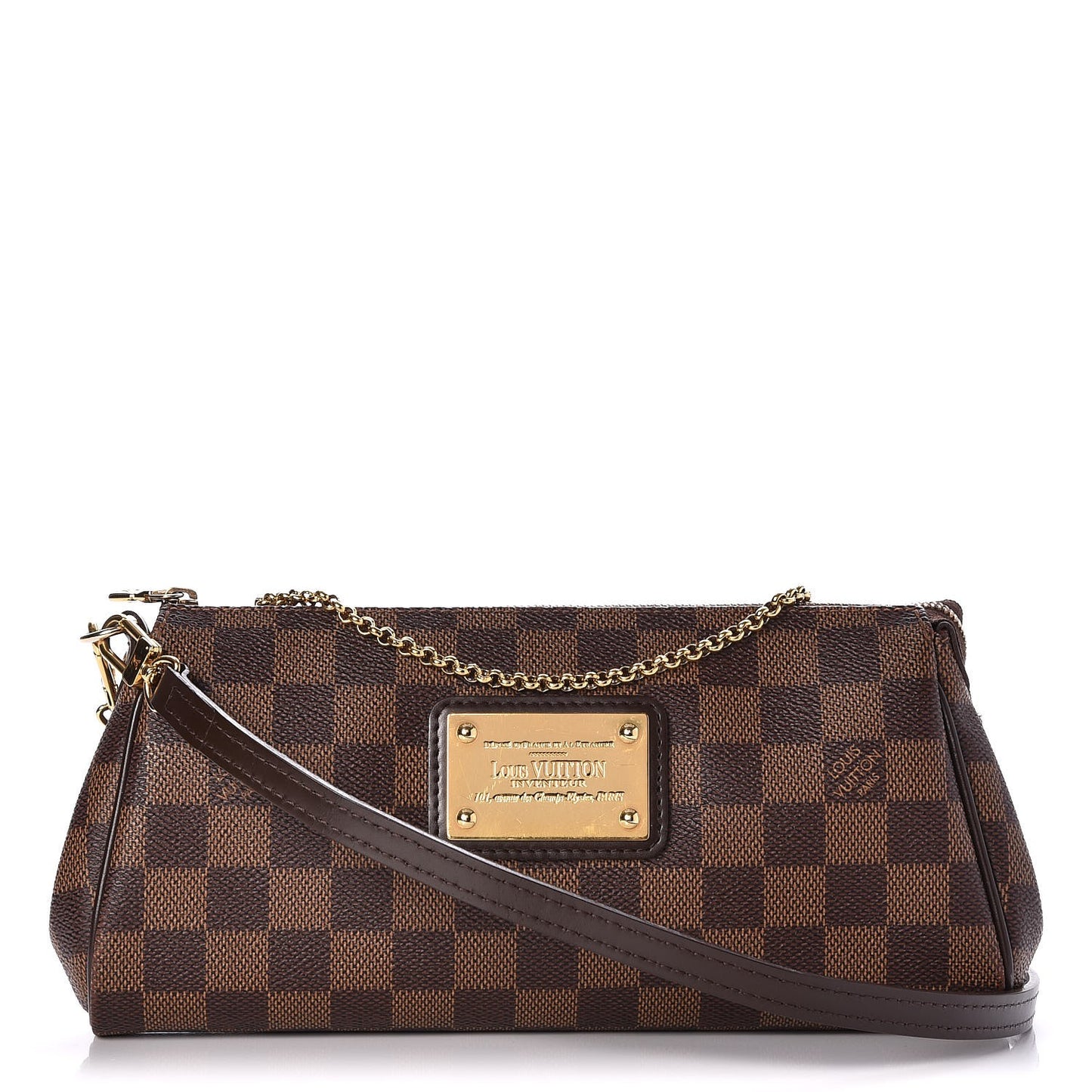 Damier Ebene Eva Clutch