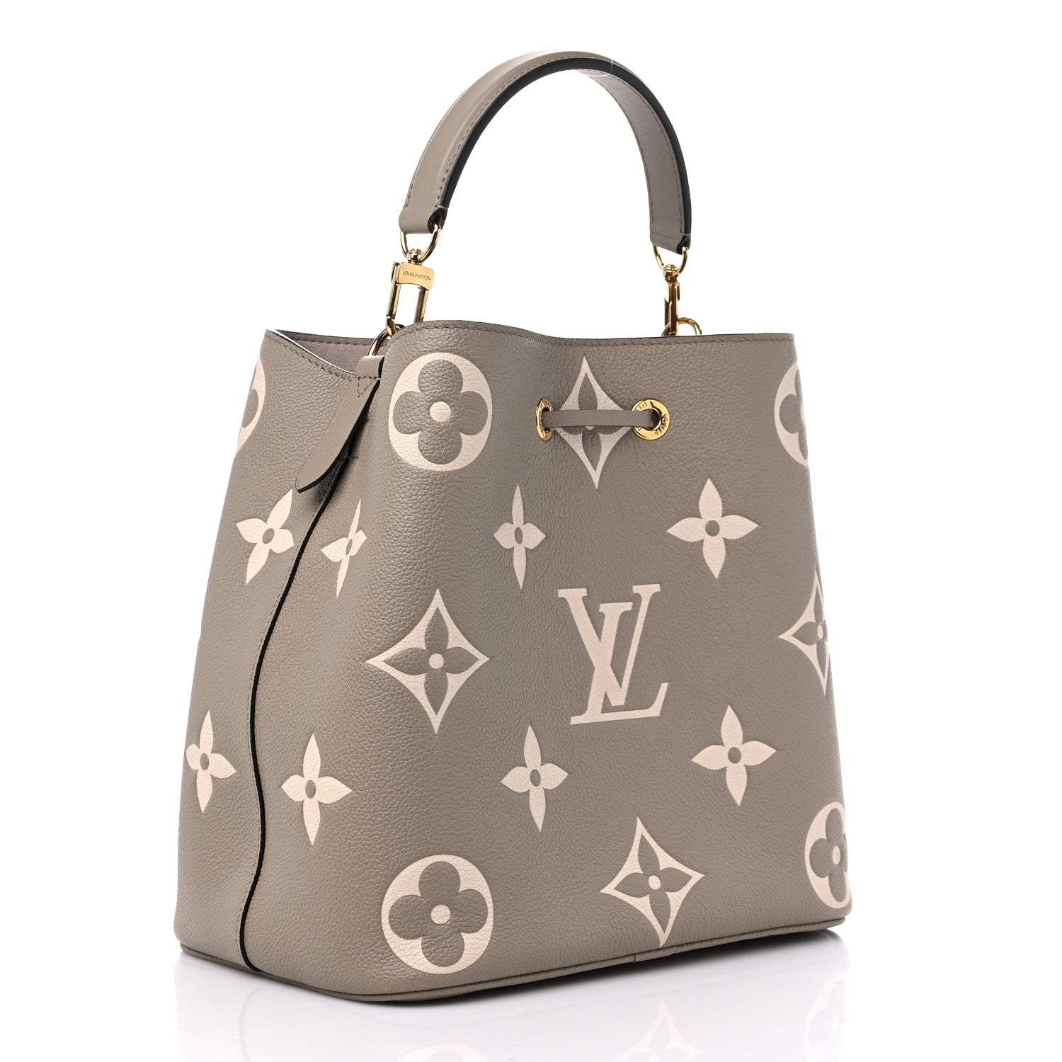 Louis Vuitton Empreinte Monogram Giant Neonoe MM Tourterelle Creme 4 of 9