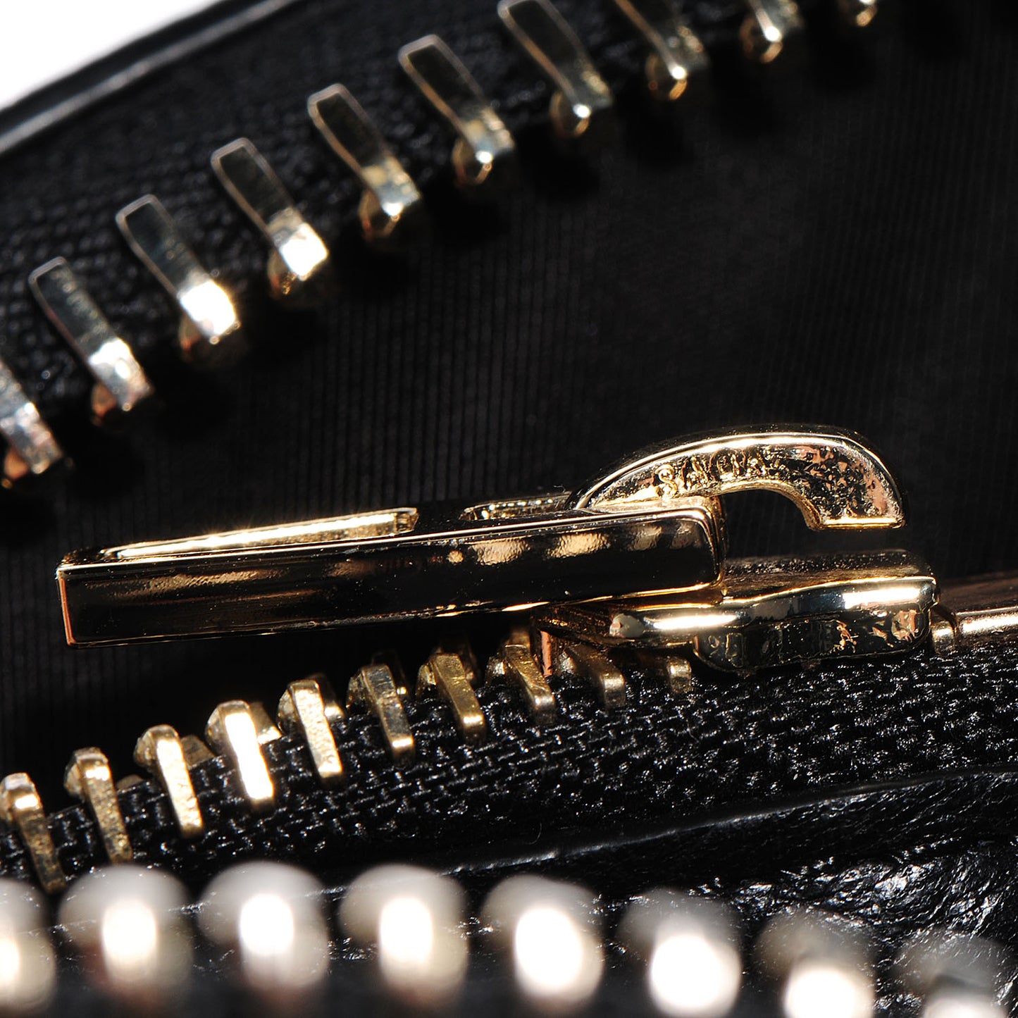 Lambskin Rocco Duffel Black w Pale Gold Hardware