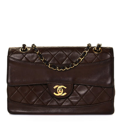 Chanel Lambskin Quilted Small Single Flap Brown 1 of 11