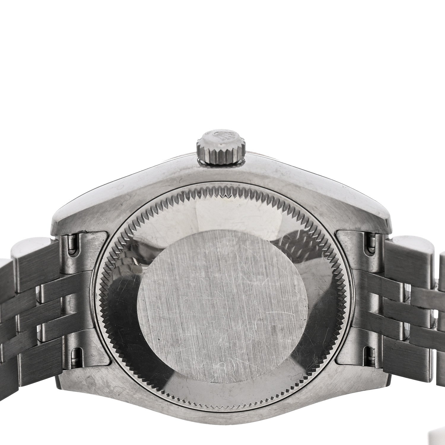 Rolex Stainless Steel 18K White Gold 31mm Oyster Perpetual Datejust Watch Silver Roman 178274 4 of 5
