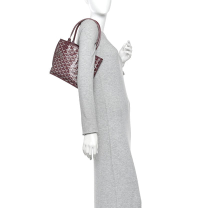 Goyard Goyardine Reversible Mini Anjou Burgundy 2 of 16