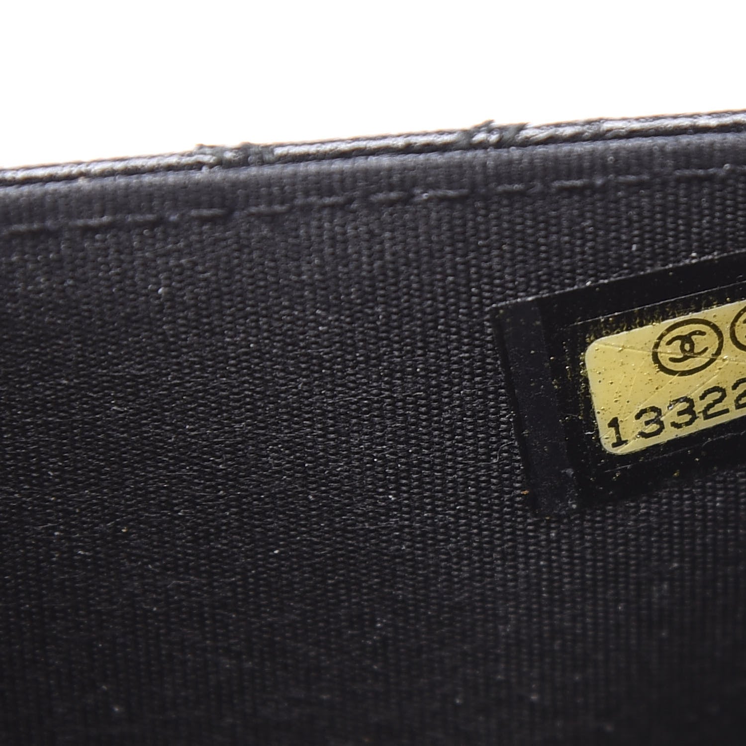 Chanel Lambskin Diamond Stitched Wallet On Chain WOC Black 9 of 11