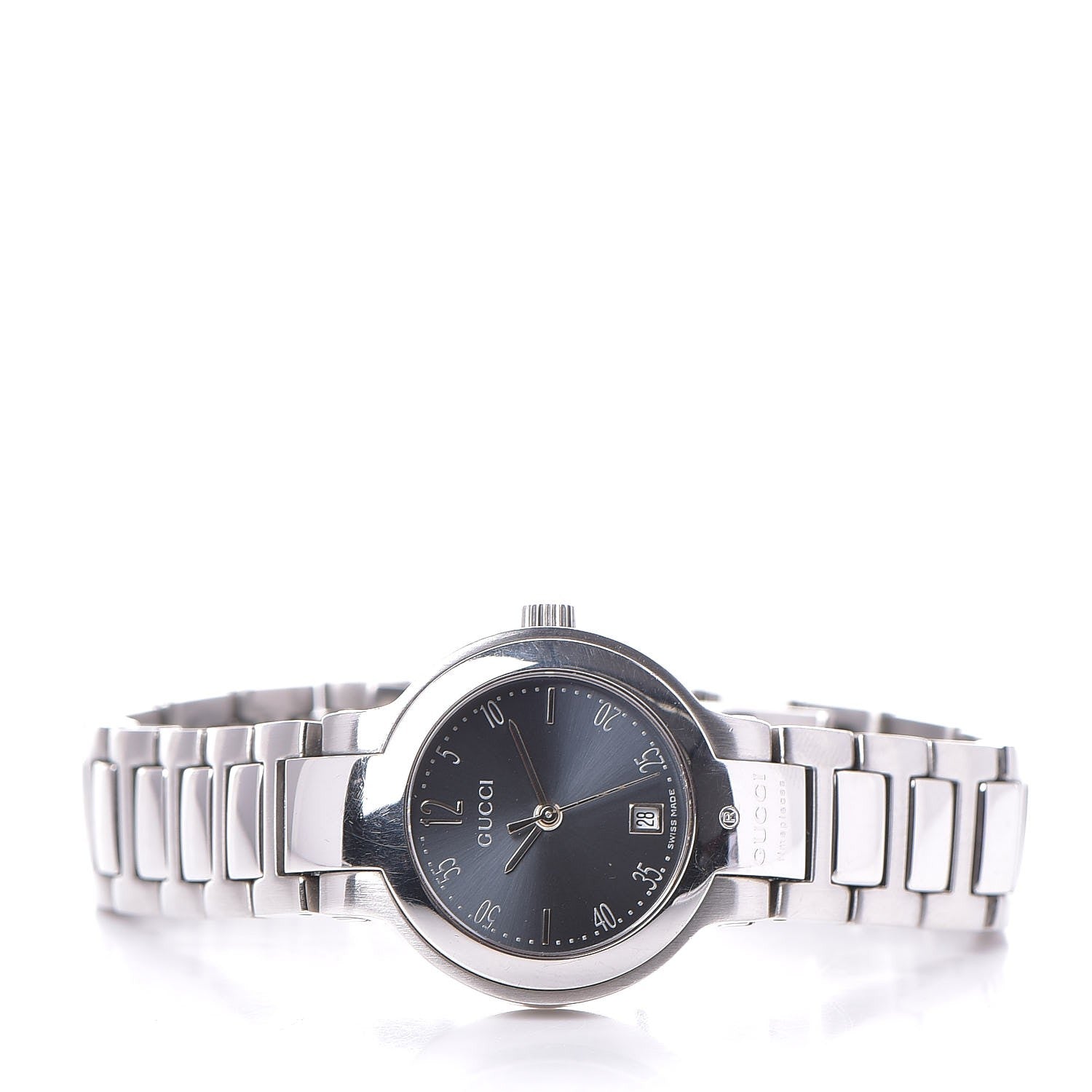 Gucci Stainless Steel 26mm 8900L Quartz Watch Grey 3 of 5