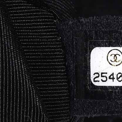 Chanel Calfskin Quilted Medium Boy Flap So Black 7 of 8