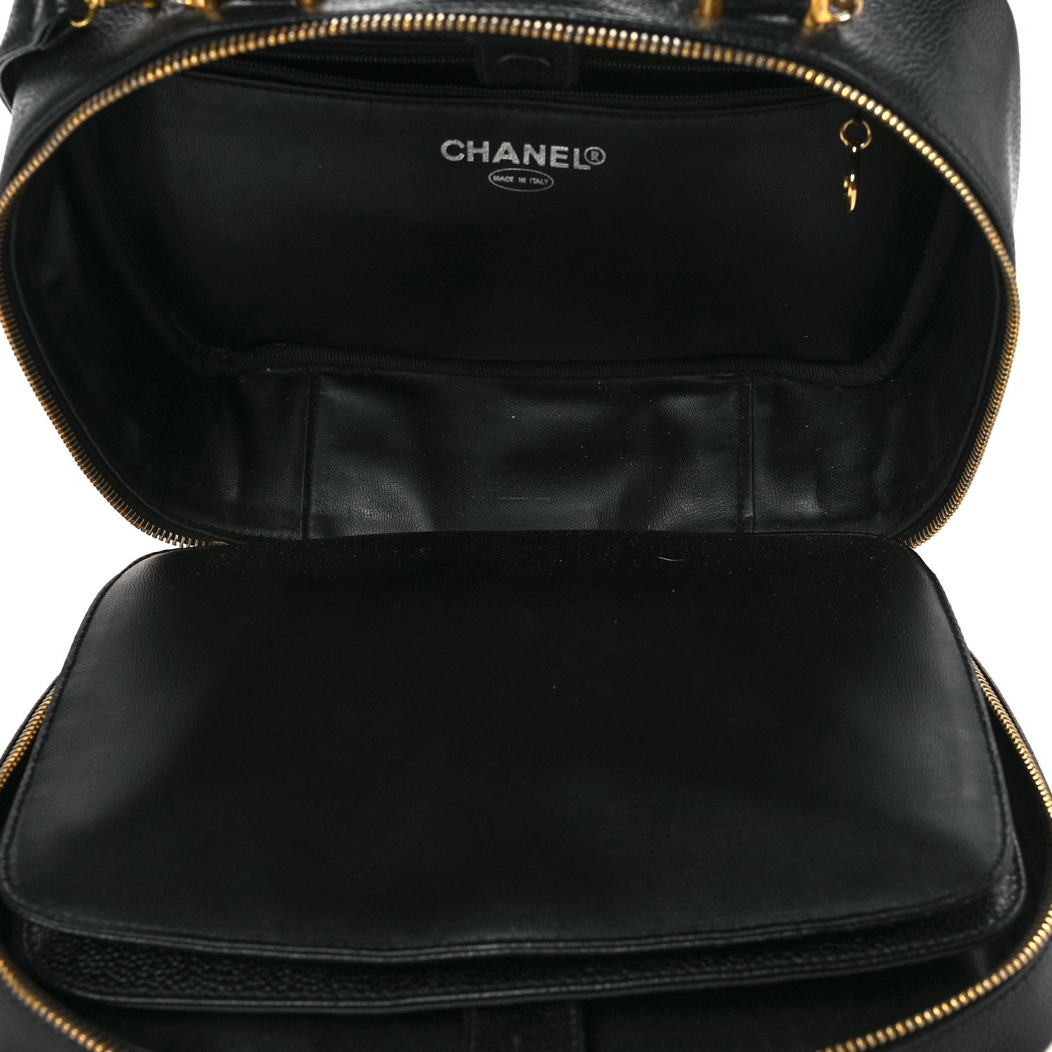Chanel Caviar Timeless CC Vanity Case Black 4 of 10