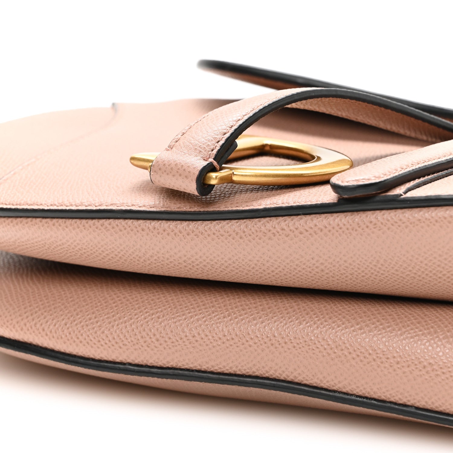 Christian Dior Grained Calfskin Saddle Bag Fard 10 of 11