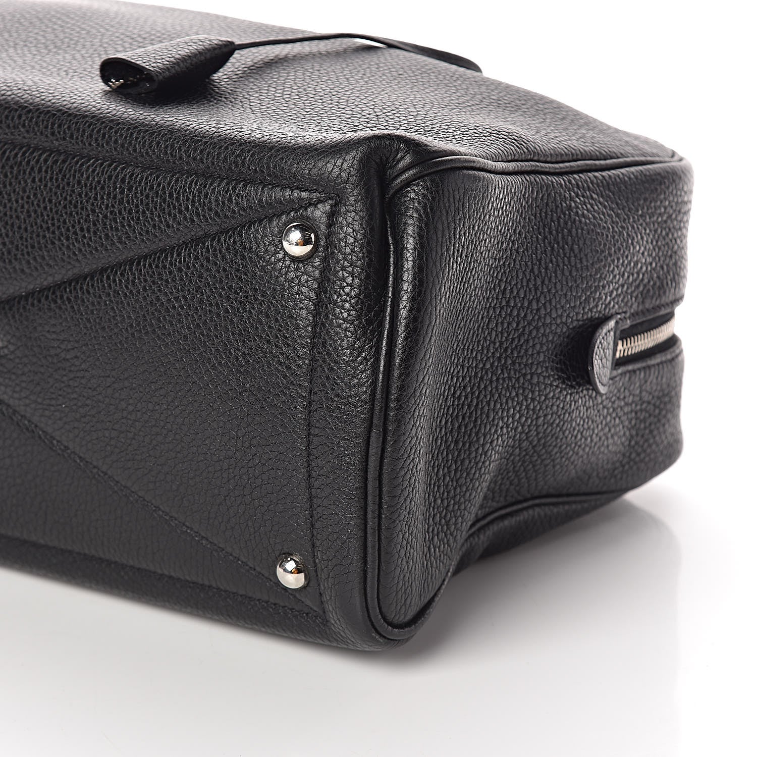 Hermes Taurillon Clemence Victoria II 35 Black 9 of 13
