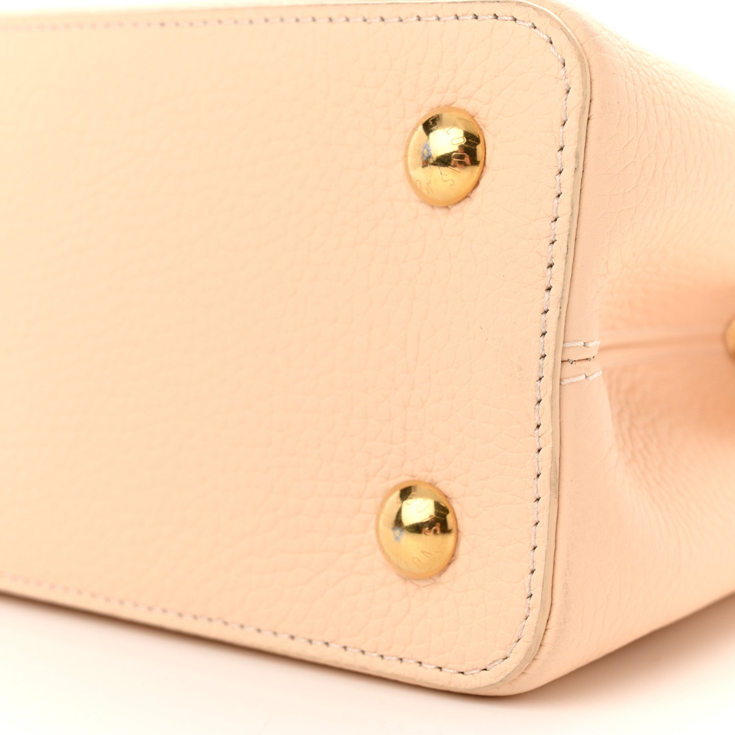 Louis Vuitton Taurillon Wild At Heart Capucines PM Creme Multicolor 9 of 10