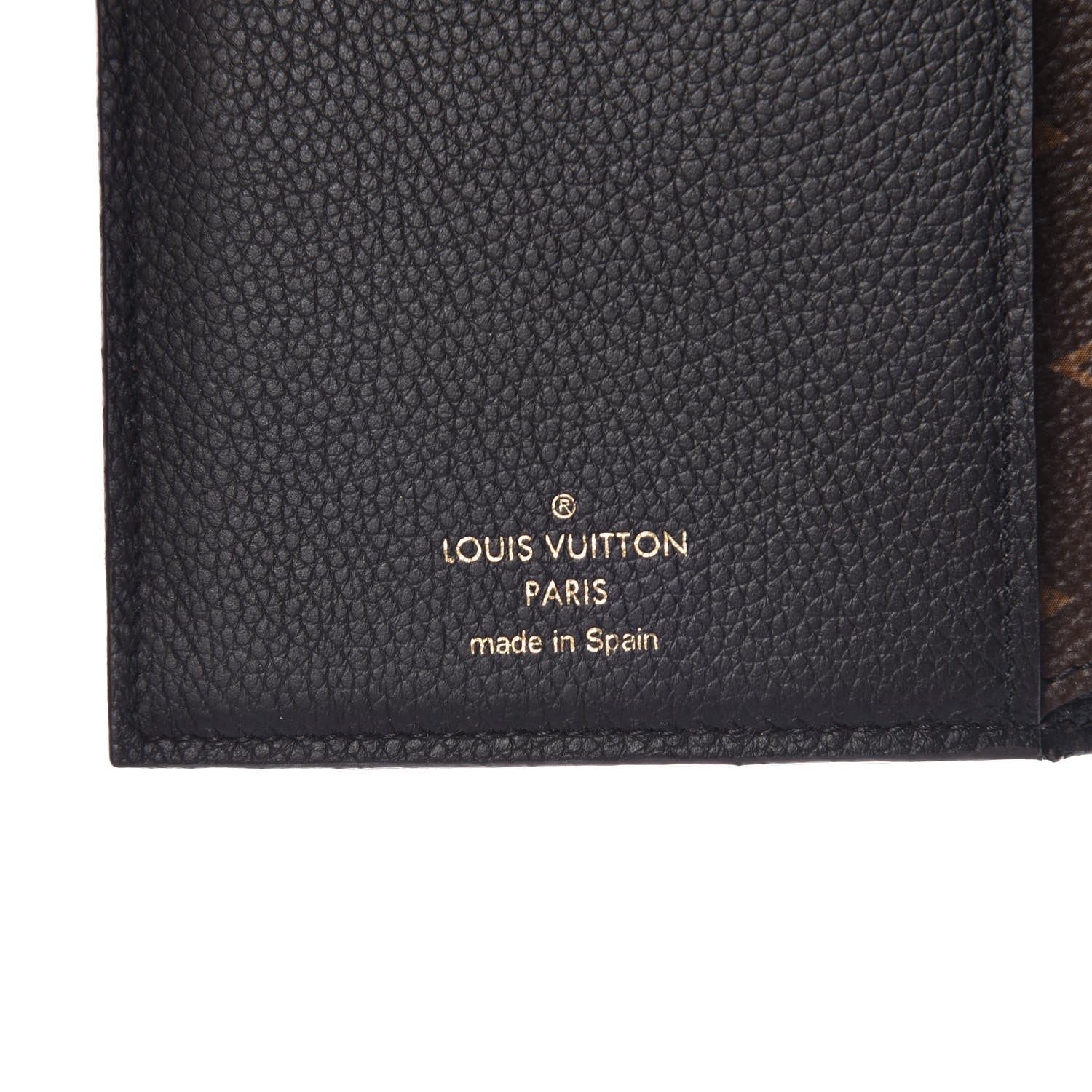Louis Vuitton Monogram Pallas Compact Wallet Black 6 of 7