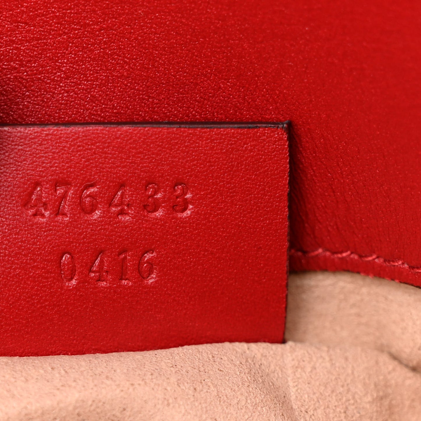 Calfskin Matelasse Super Mini GG Marmont Shoulder Bag Hibiscus Red