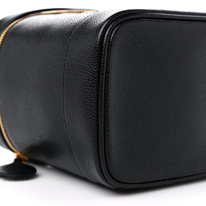 Chanel Caviar Vanity Cosmetic Case Black 9 of 12