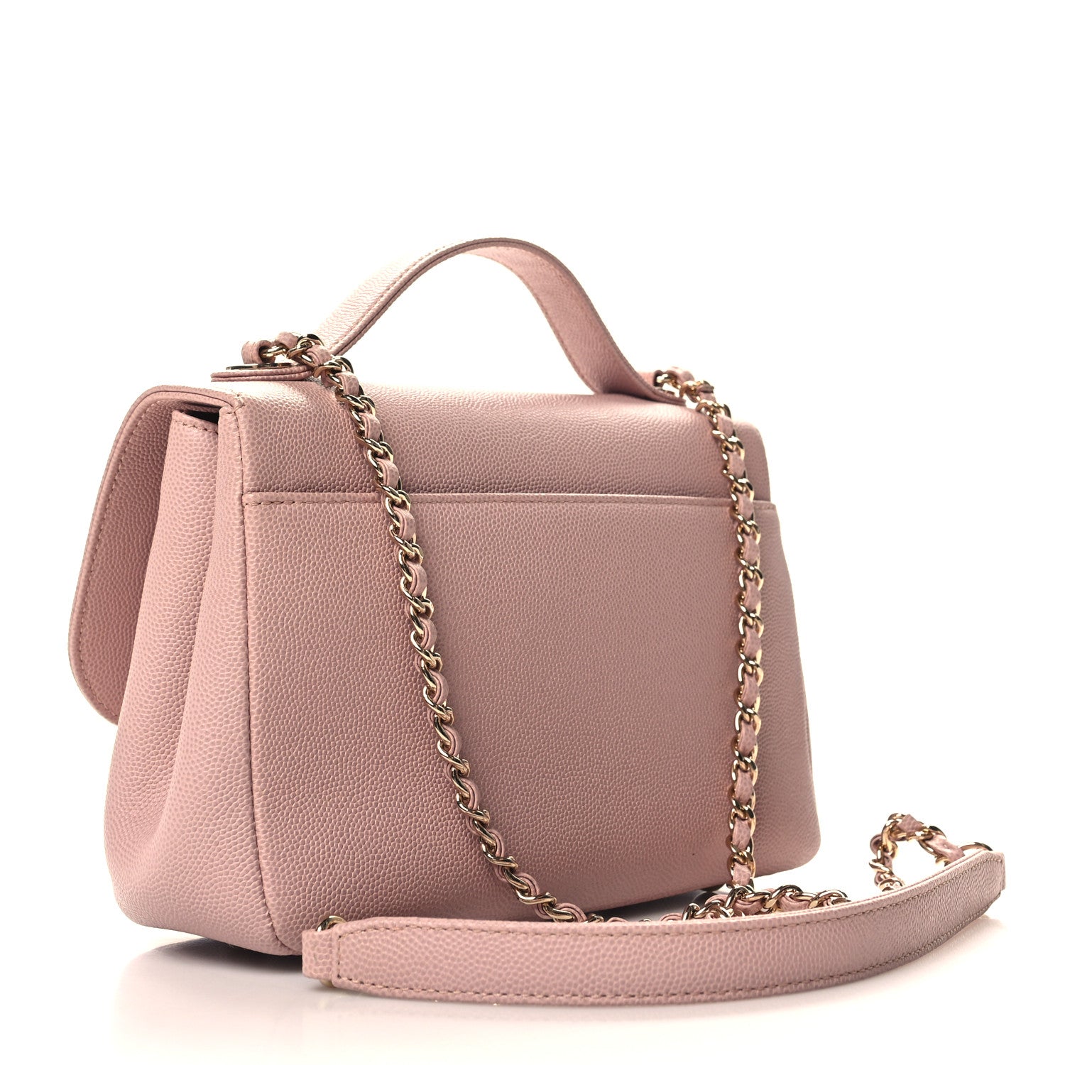 Chanel Caviar Quilted Small Business Affinity Flap Light Pink 3 of 10