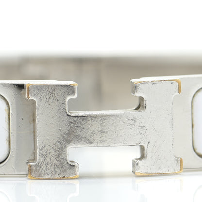 Hermes Enamel Narrow Clic Clac H Bracelet PM White 8 of 11