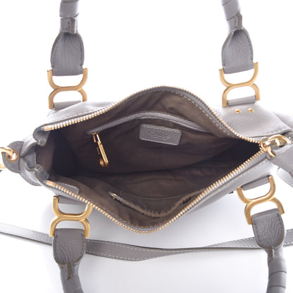 Chloe Calfskin Medium Marcie Satchel Cashmere Grey 5 of 8