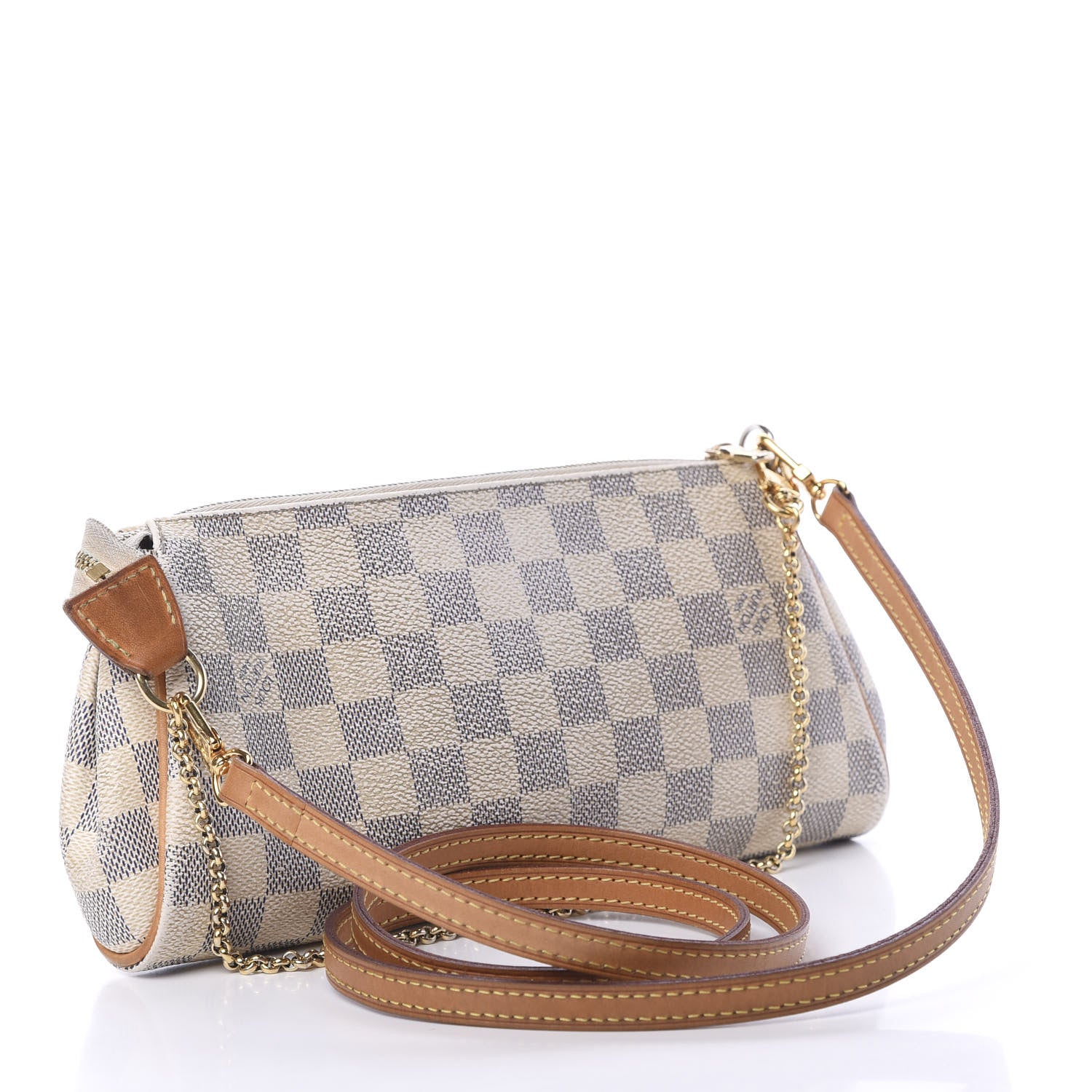 Louis Vuitton Damier Azur Eva Clutch 2 of 11