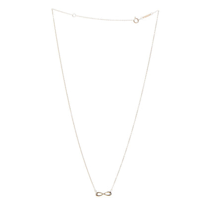 Tiffany 18K Yellow Gold Infinity Pendant Necklace 3 of 5