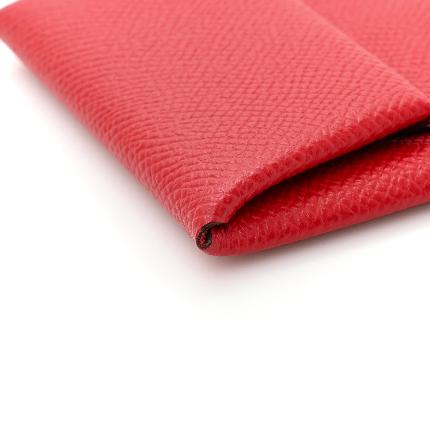Hermes Epsom Bastia Coin Purse Rouge Casaque 10 of 11