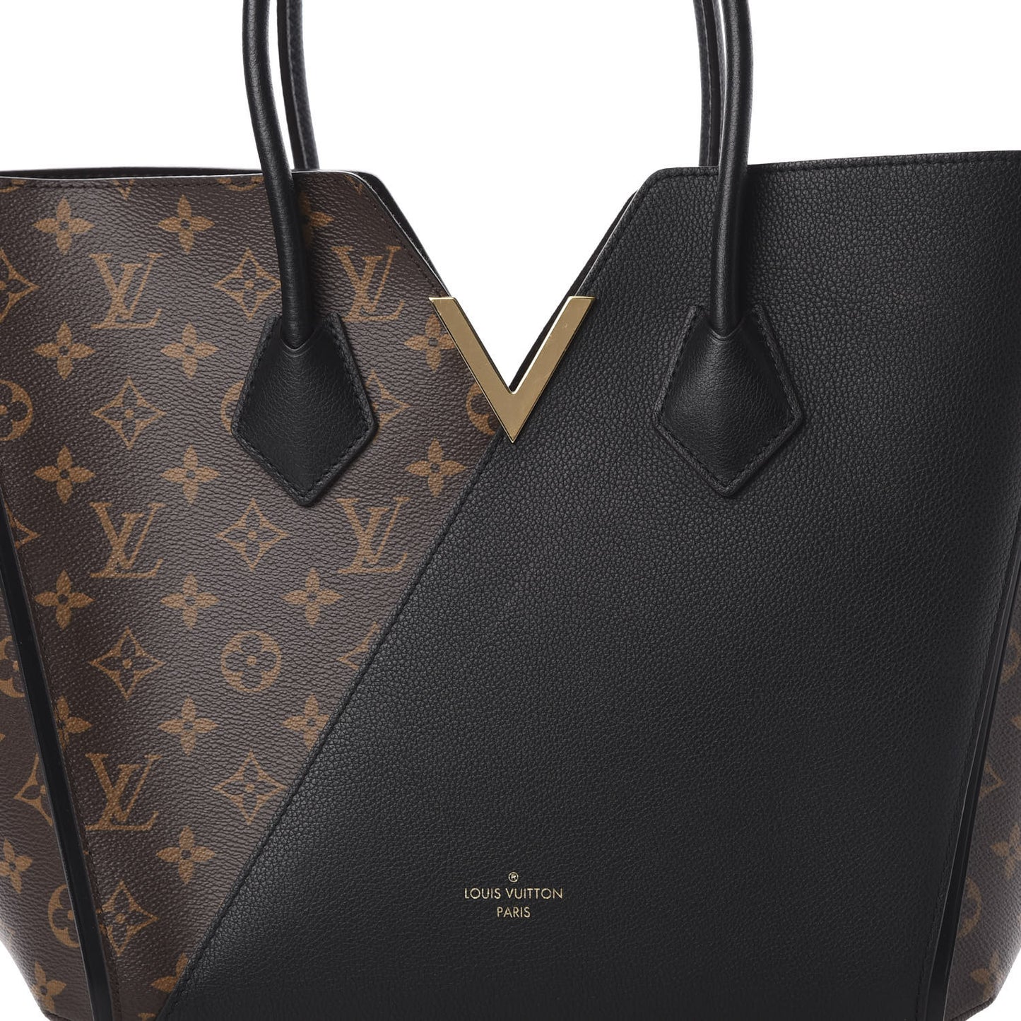 Calfskin Monogram Kimono Tote Black