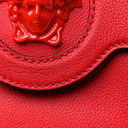 Versace Grained Calfskin Medium La Medusa Bag Red 16 of 17