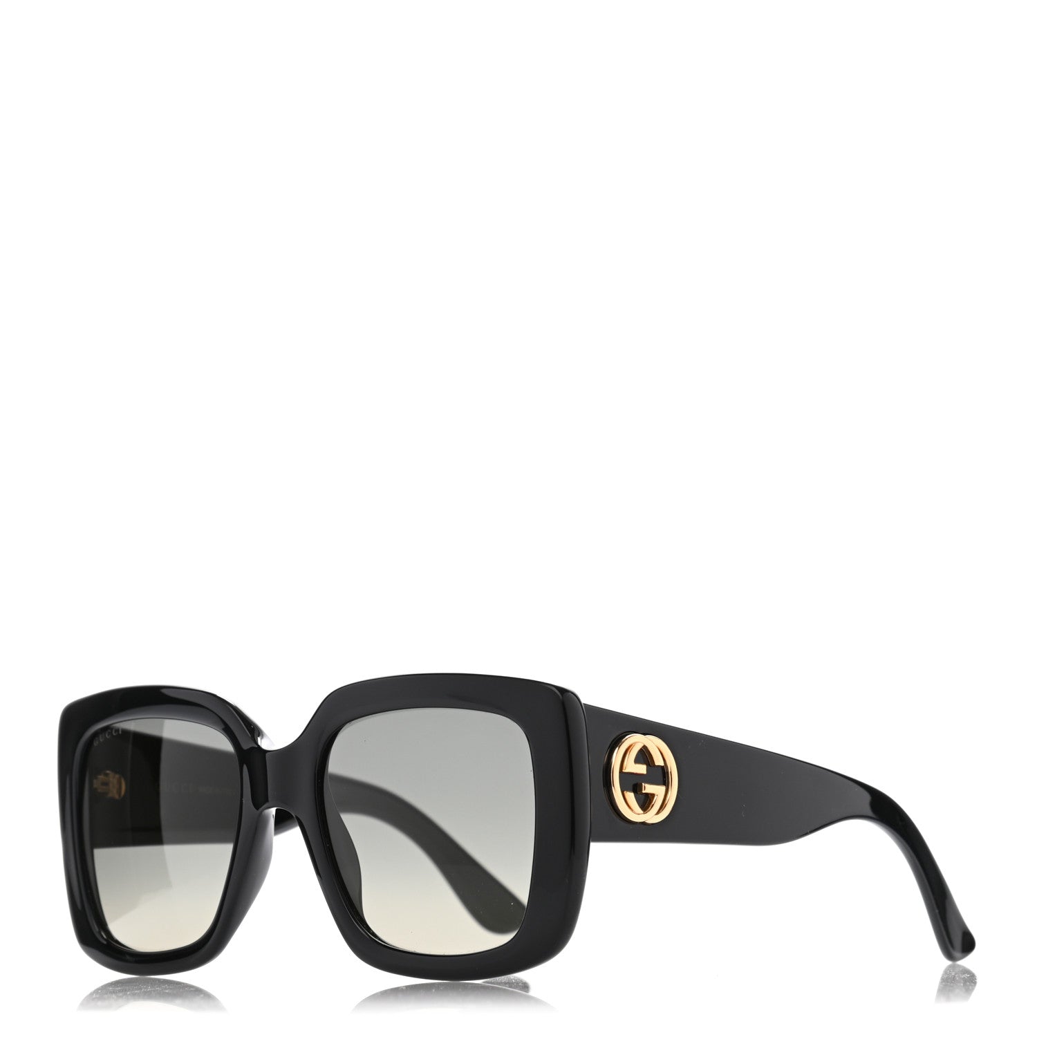 Gucci Acetate Square Frame Sunglasses GG0141S Black 1 of 8