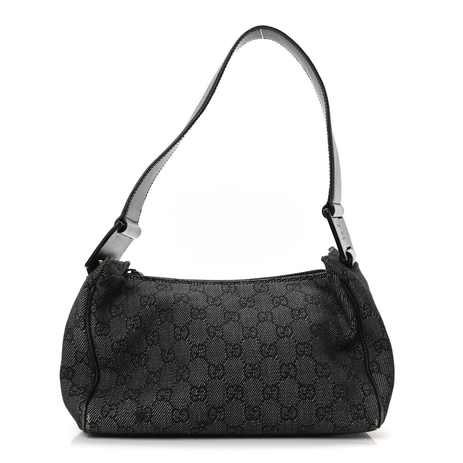 Gucci Monogram GG Signature Shoulder Bag Black 1 of 10