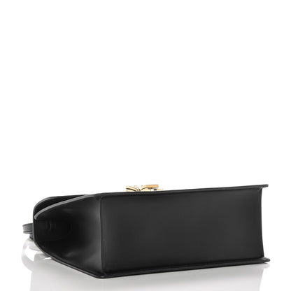 Gucci Calfskin Medium Sylvie Top Handle Bag Black 4 of 7