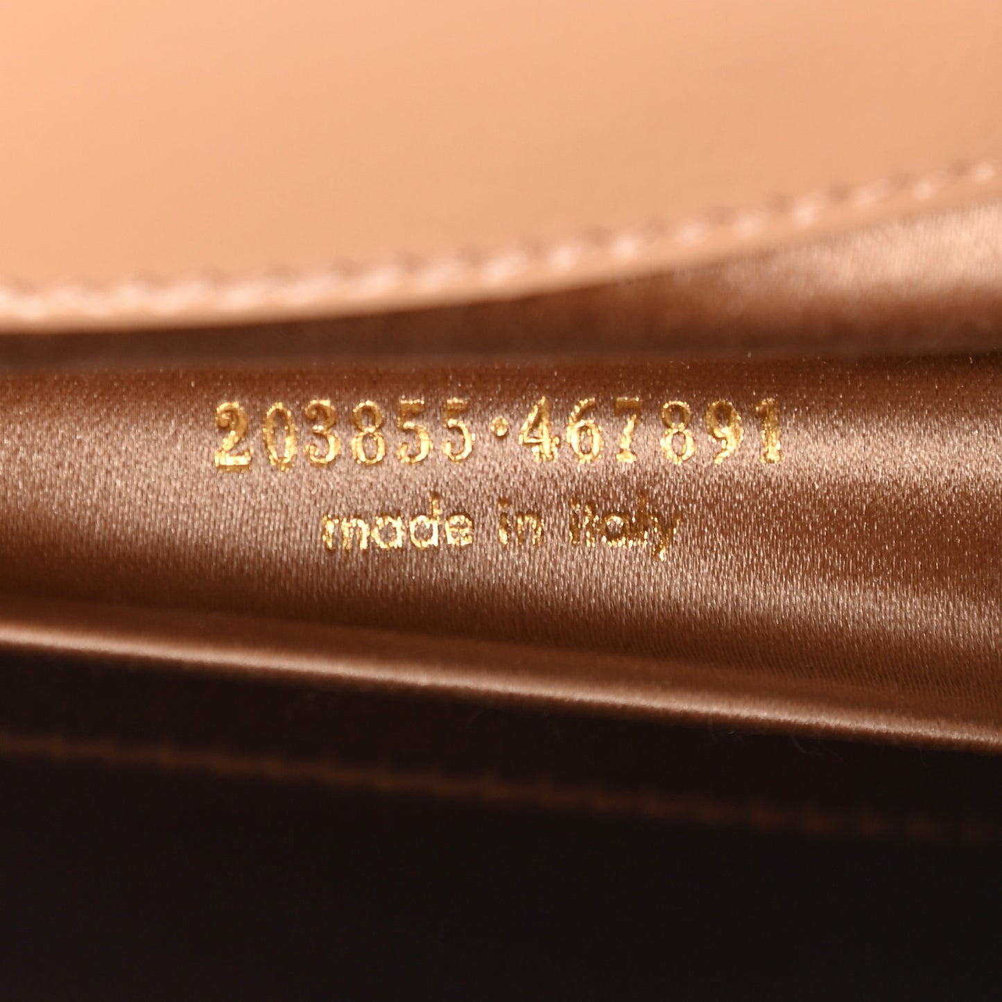 Textured Patent Calfskin Monogram Large Belle De Jour Clutch Beige